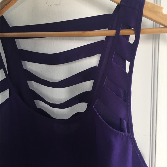 Purple silky cami - Picture 2 of 4